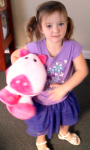 Lorelei Shellist Fashion Consultant's niece wearing lavender