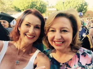 Agapi Stassinopoulos with Lorelei Shellist
