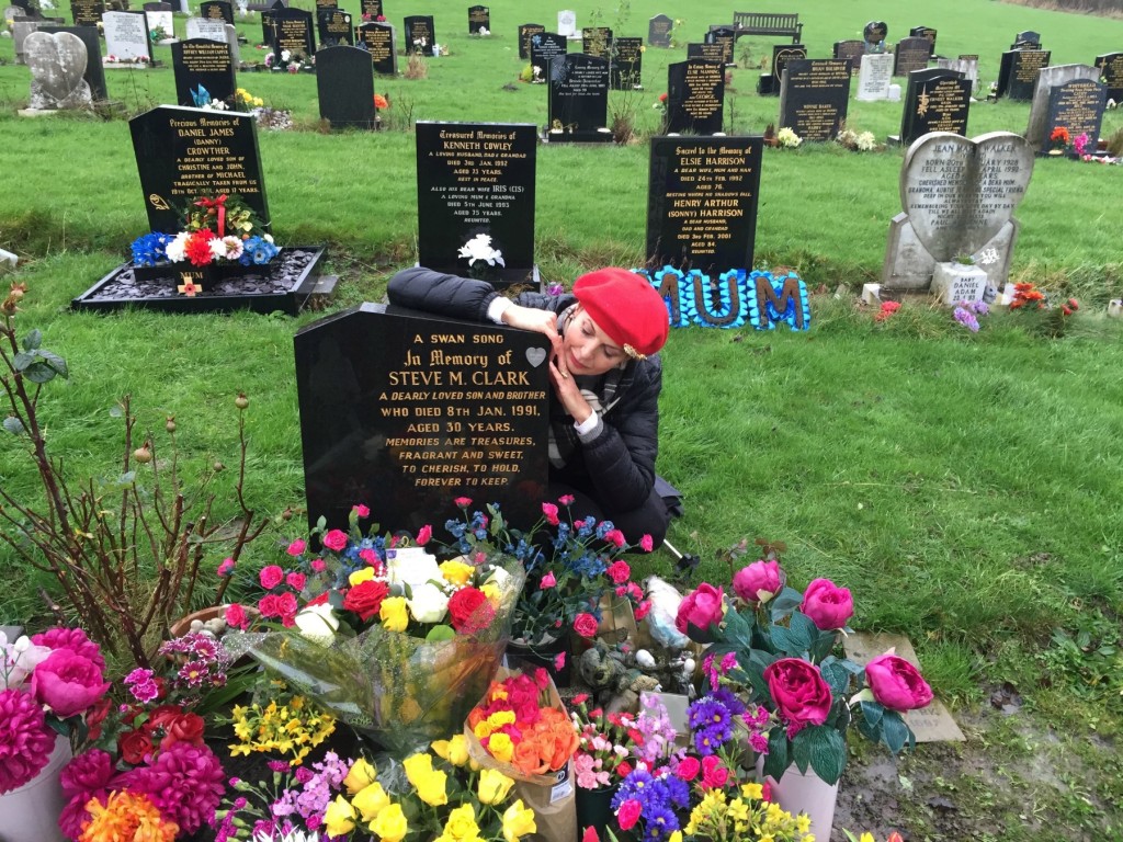 Gratitude fro Steve Clark Steve Clark's grave at Wisewood Cemetary