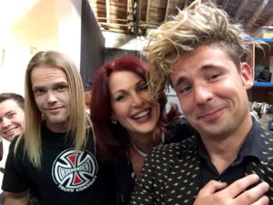 Fashion Film Skin on Skin Fashion Film Brandon White, me & Igor Dejenge goofing BTS